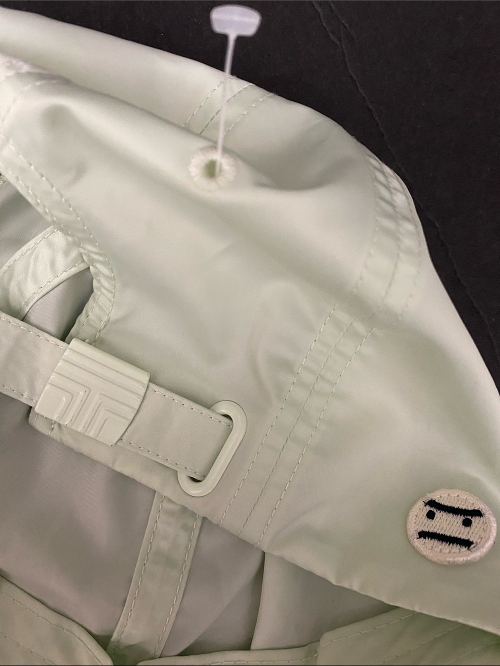 TORY BURCH SPORT Grump Satin Pale Mint Baseball Cap Hat Baller Tennis - Picture 8 of 9